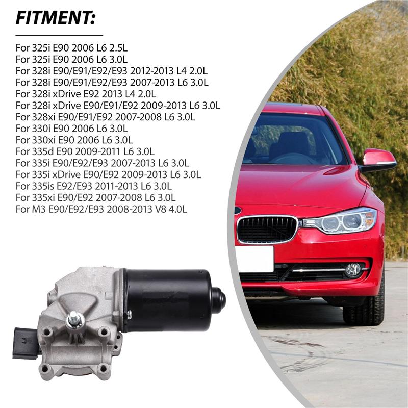 M63K-61617161711 Motor stěrače čelního skla pro BMW řady 3 325I 328I 328Xi 330Xi 335D 2006-2013