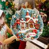 Christmas Decorations Indoor Hangable Festive Ornaments For Christmas Tree Pendants 2D Acrylic Santa Claus For Indoor Outdoor