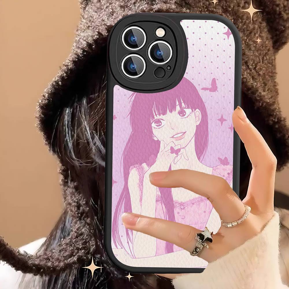 K-Kimi Ni T-Todoke For IPhone 16 15 14 13 12 11 Pro Max Plus Leather Phone Case