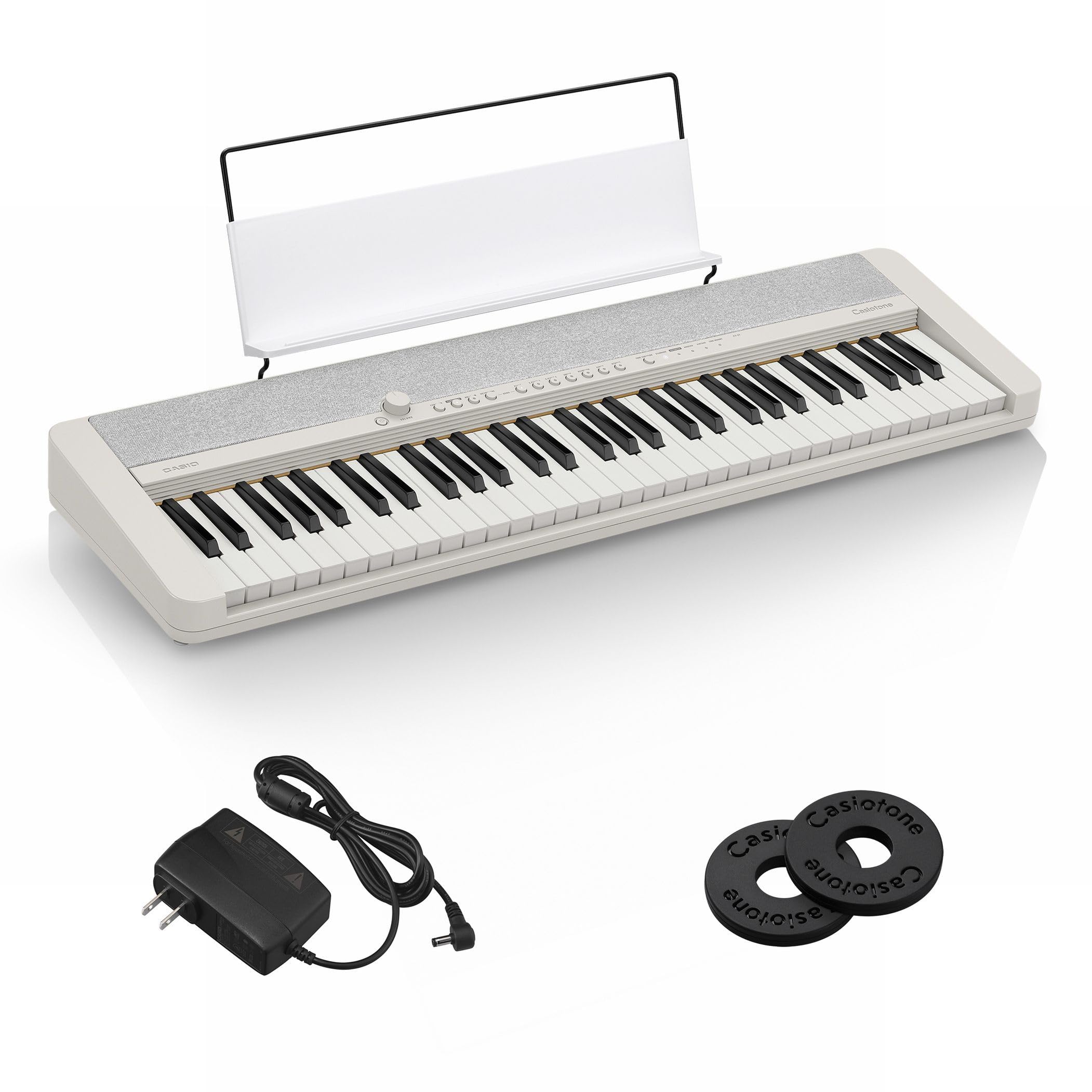 

Электронная клавиатура Casio Casiotone WE любимый звук и легко (КАСИО) CT-S1 (белый) 61-клавишная клавиатура Харами-чан. Высококачественная портативность. белый