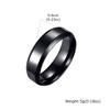 Vnox 2026 New Rings for Men Boys, Classic Stainless Steel Wedding Band, Anniversary Birthday Party Ring Couple Jewelry Gift