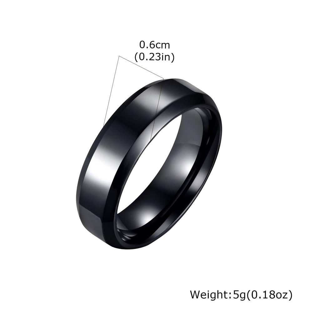 Vnox 2026 New Rings for Men Boys, Classic Stainless Steel Wedding Band, Anniversary Birthday Party Ring Couple Jewelry Gift