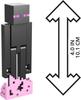 Mattel Minecraft Action Figure Accessories with Scale Collectible Toy Set & Enderman, 3.25-Inch