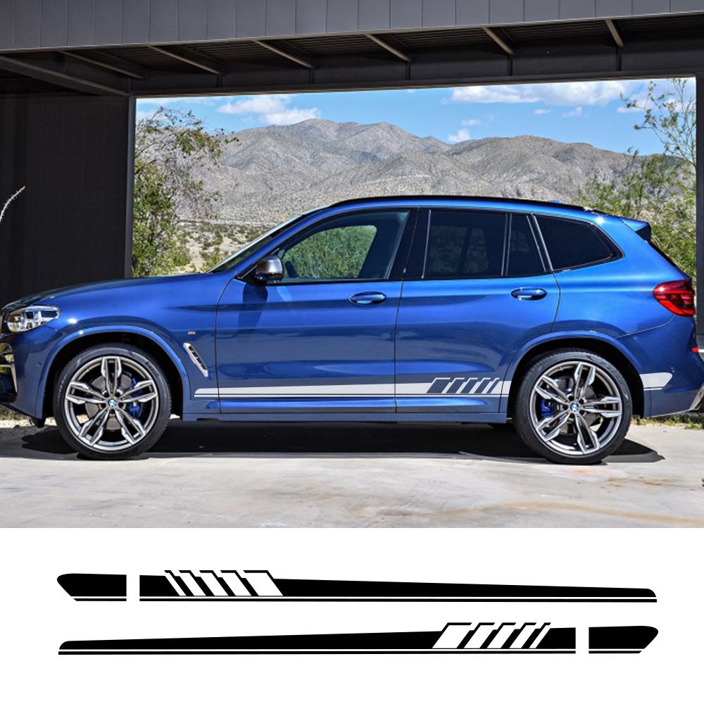 2Pcs Car Side Sticker Car Tuning Accessories For BMW X5 E70 E53 F15 X3 F25 E83 X6 F16 E71 X1 F48 E84 X2 X4 F26 X7 M2 M3 M4 M5 M6