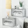 Napkin Paper Holder Box Space Saving Home Decoration Rugged Wall Mounted Tissue Box for Living Room Bedroom Transparent