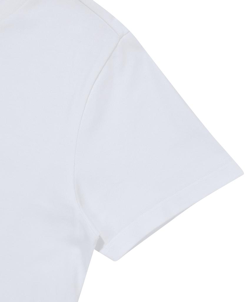Syupeodeulai W Heart Logo T-Shirt White