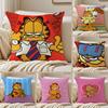 Funny American Cartoon Cute Cat GGarfield Cushion Cover Pillowcase Antidustmite Living Room Sofa Decor Cushion Room