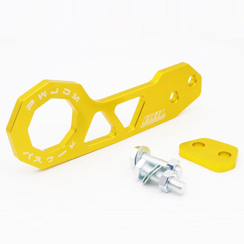 

Задний буксировочный крюк Racing из алюминиевого сплава, задний буксировочный крюк для Honda Civic, применимый к Toyota Honda Chevrolet Ford Auto Modification золотой