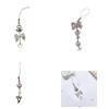 Trendy Bowknot Charm Stylish Keychain Fringe Chain Durable Phone Lanyard Long Lasting Phone Jewelry Suitable for Phone