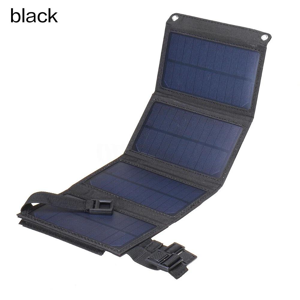 Zusammenklappbares Solarpanel, 20 W/30 W, 5 V, USB-Solarpanel für Handy-Ladegerät, Outdoor, Camping, Wandern, Powerbank, wiederaufladbar