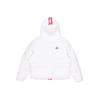 Shine Logo Hooded Down Jacket Women Outerwear White 530696-02