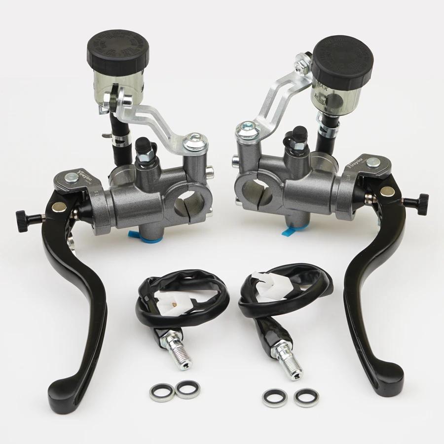 Universal 17.5mm Brake PX1 Motorcycle Brake Clutch Pump Lever Radial Master Cylinder 7/8" 22mm For Yamaha Kawasaki Suzuki