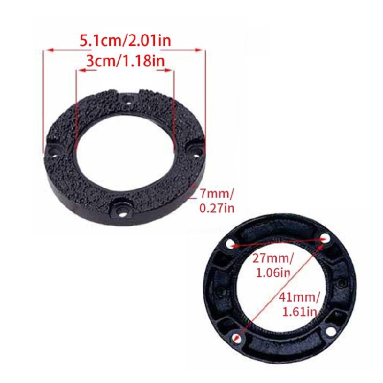 High Pitched Speaker Aluminum Panel Circle 1in 1.25inch Speaker Decorative Circlet Car Modification Amplifiers Accessory