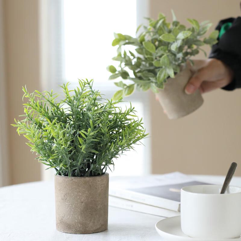 Artificial Rosemary Potted Plant