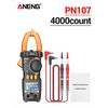 2026 PN107 Clamp Meter Multimeter Digital AC Current Meter 600V AC Voltage True RMS 4000 Count Electrical Capacitance Ohm Test Digital Display