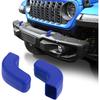 ASUBHA 2Pack Factory Bumper Tow Hook Covers for Most Cars Front Bumpers, Rubber Sleeve Protectors for Front Bumper, Automotive Exterior Accessories