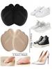 1-4Pirs High Heel Foot Cushions Forefoot Anti-Slip Insole Breathable Shoes Women Protection Foot Pad Supports Inserts