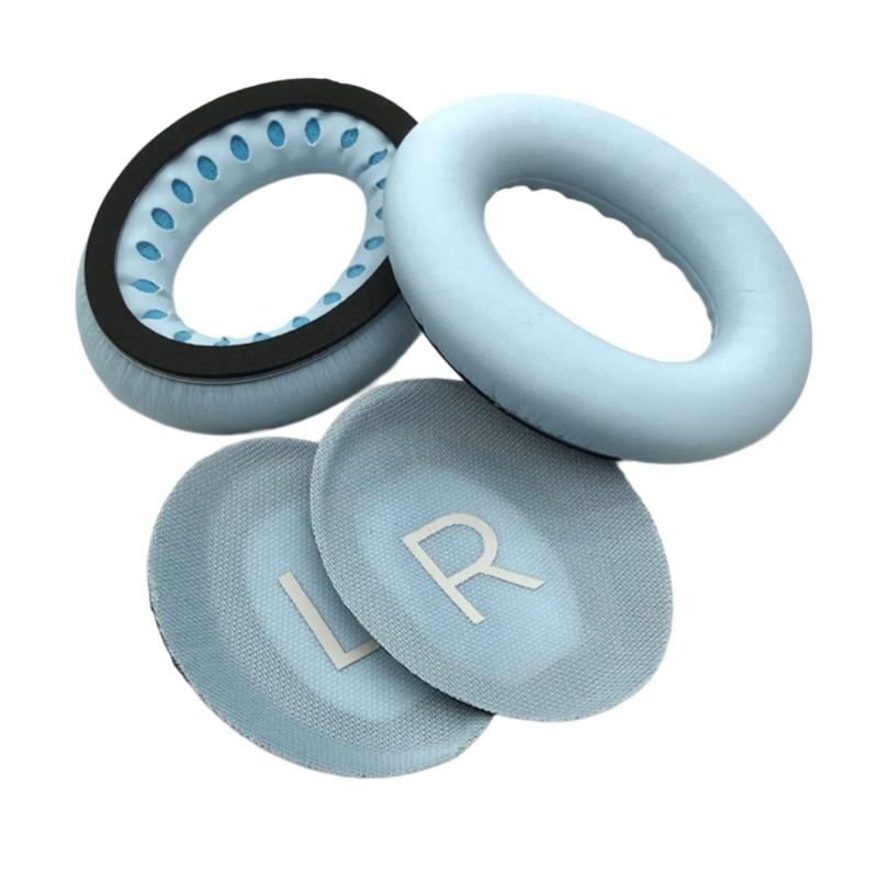 Replacement Protein Leather Earpads Ear Pad for QC45 Headphones Ear Cushions Earmuffs Ear Cover