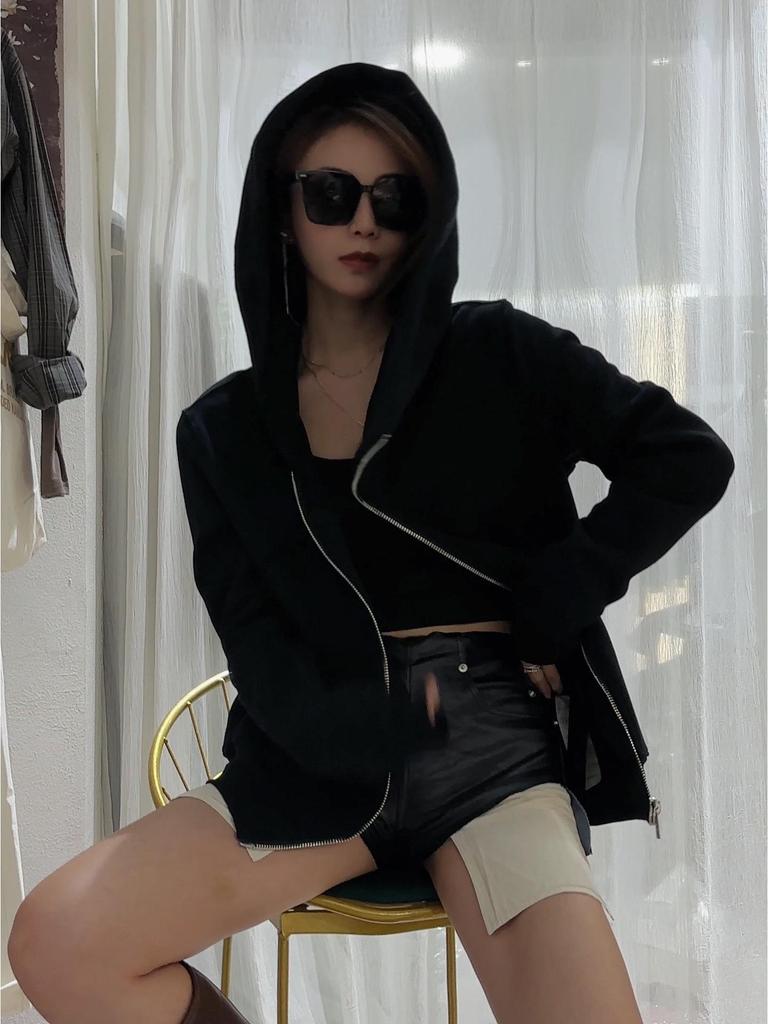 SUBHUMAN Herren Unisex Herbst/Winter Fleece Hoodie Jacke - Windzauberer Hut Stil