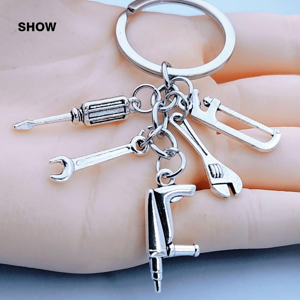 New Keychain Saw Screwdriver Wrench Dad Tool Keychain Handmade Keychain Father's Day Gift