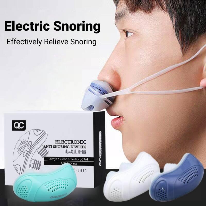 Micro Electric Cpap Noise Anti Snoring Device Sleeping Apnea Aid