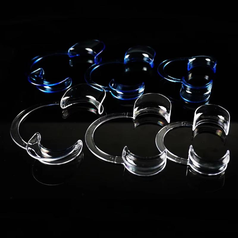 10Pcs Dental Mouth Opener C Shape Plastic Lip Cheek Retractors Intraoral Cheek Lip Opener Dentistry Tool