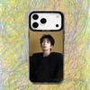 Zhang Ling He For iPhone 17,16,15,14,13,12,X,8,Pro,Max,Plus,SE4,Air,Mini Black IMD Matte Case