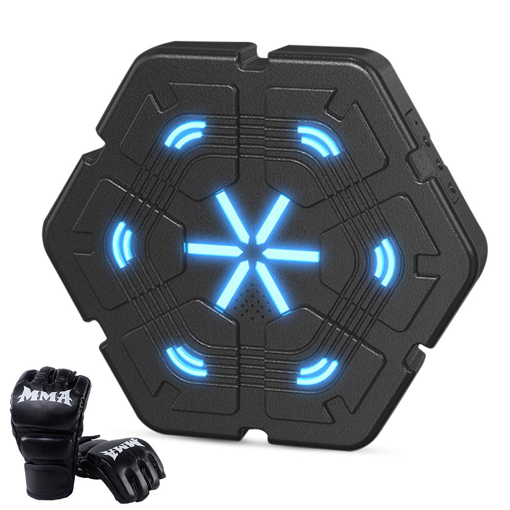 Smart Music Boxing Machine Wall Target LED Lighted Sandbag for Children Adults Home Exercise Relaxing Reaction Training Target