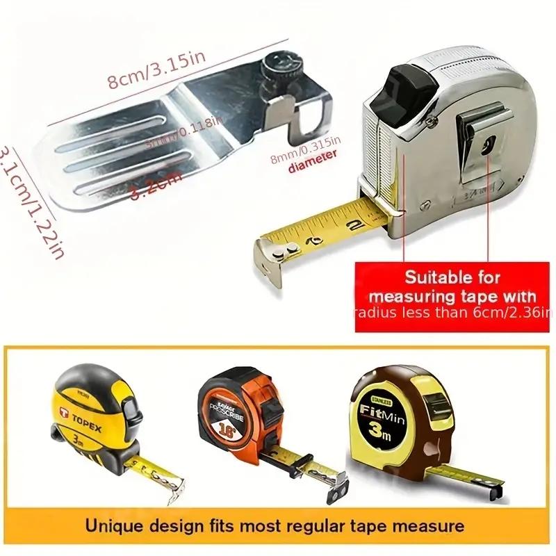Tape Measure Locator Measuring Clip Precision Tool Edge Positioning Corner Clamp Flexible Ruler Marker Auxiliary Pen Fixed