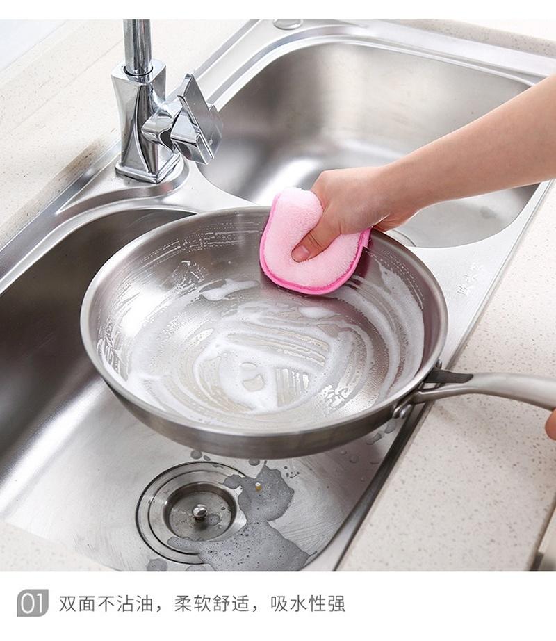 10 STÜCKE Multifunktionelles Geschirrtuch Verdicktes Reinigungstuch Saugfähiges Korallenfleece Haushaltsküchenputzlappen