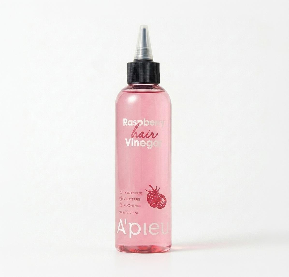 [A pieu] Raspberry Hair Vinegar - [KOREAN HAIR CARE] pH Balancing Scalp & Hair Shine Treatment 1 bottle
