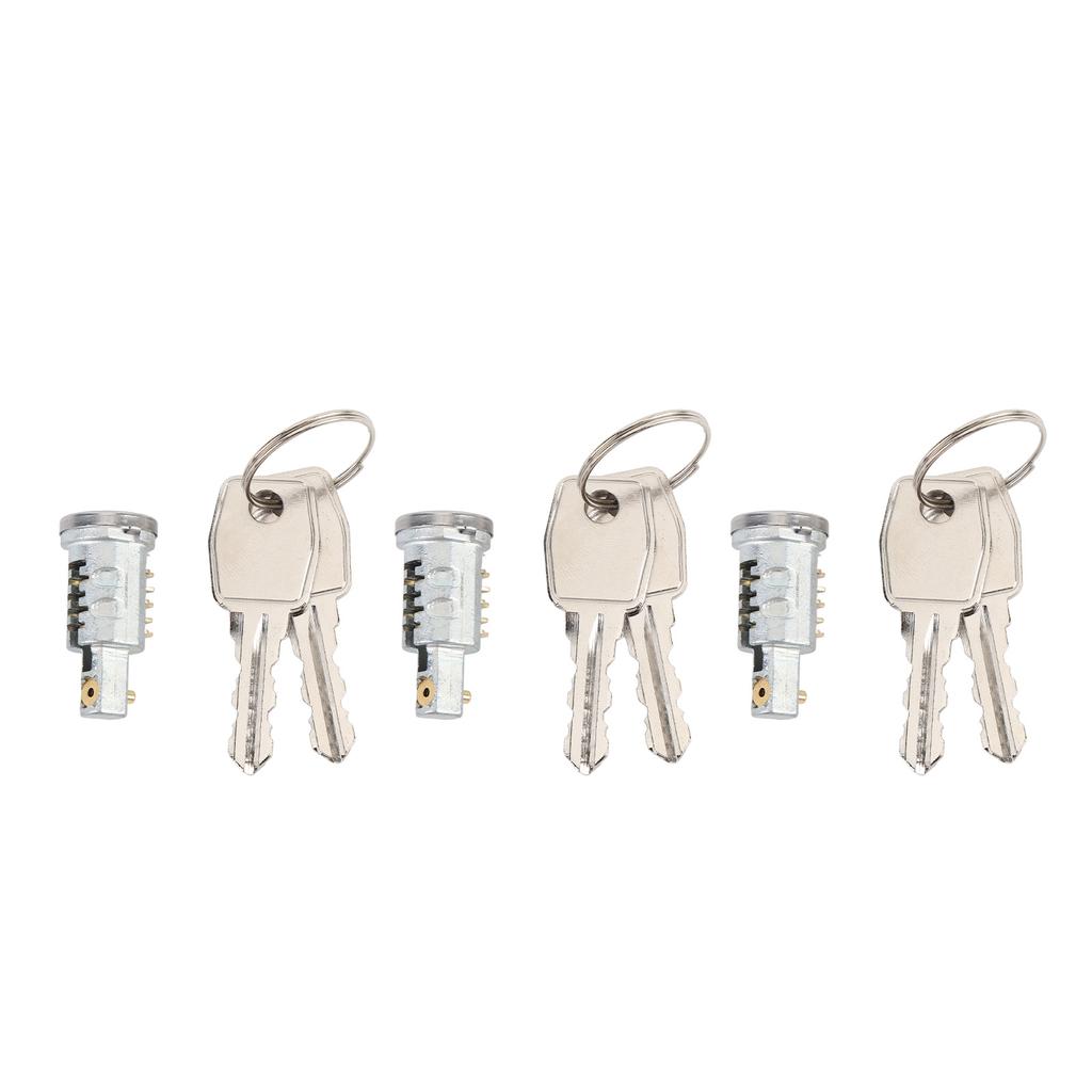 Door Lock Barrel Set MTC6504 Metal Strong Structure Front Door Lock Barrel Kit with Keys for Defender 90 110 130