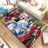 3D Gintoki Kagura Gintama Anime Area Rug,Carpet Rug for Living Room Bedroom Sofa Doormat Decoration, Kid Play Non-slip Floor Mat
