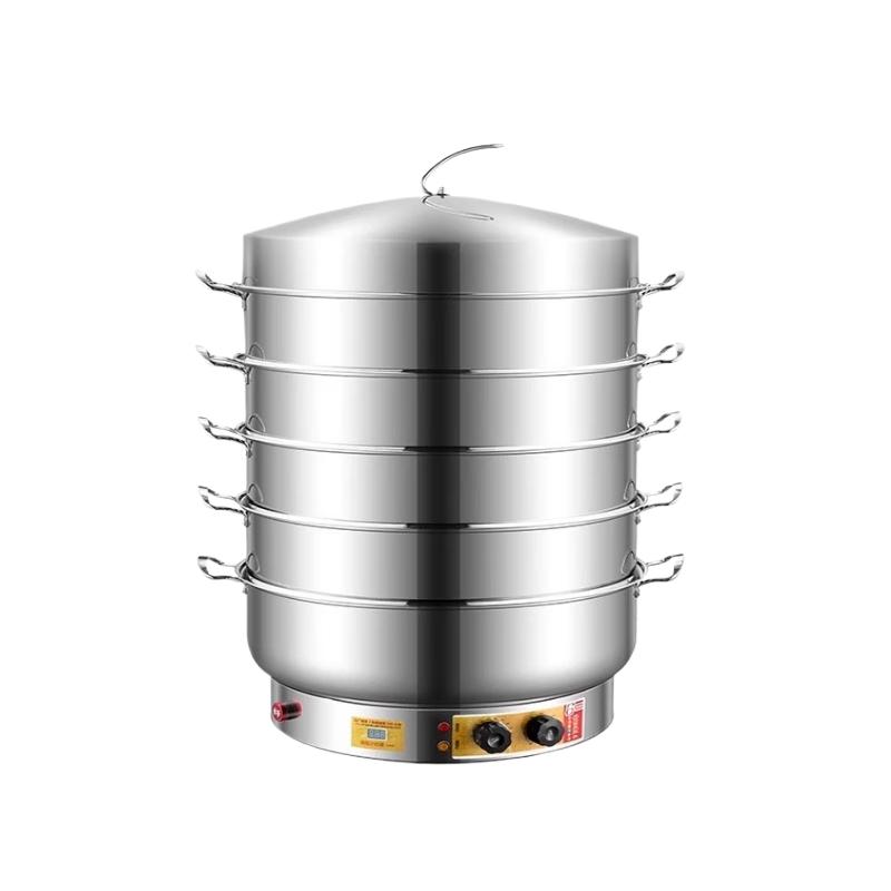 Yingbai 40cm Electric 5-Layer Stainless Steel Steamer and Soup Pot