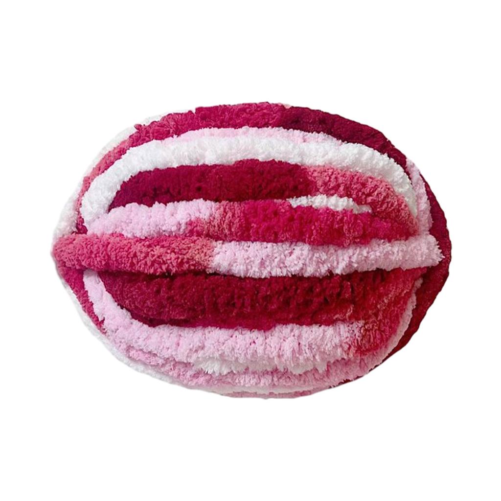 Colorful Rainbow Yarn for Crochet Knit Accessories Soft Long Lasting Multicolored Yarn Skein Perfect for Making Pet Bed