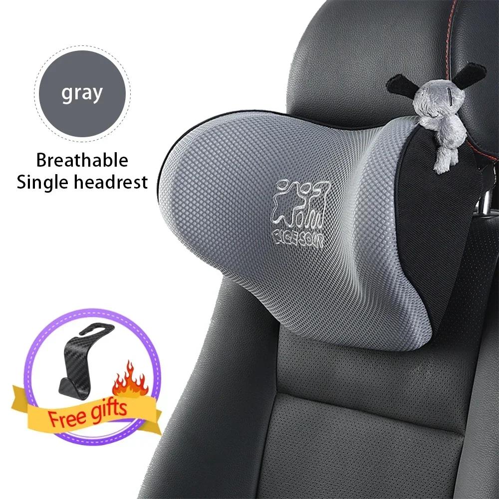 Qualità Poggiatesta Auto Supporto Collo Sedile Traspirante Protezione Cuscino Lombare Auto Memory Cotone Protettore Cuscino Cuscino Collo Auto