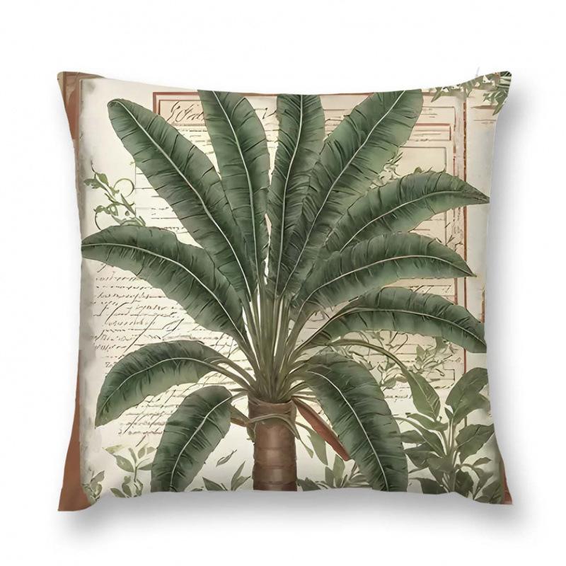 New Flower And Bird Pillow Cover Fresh Home Living Room Sofa Bed And Breakfast Bay Window Cushion Cover Premium