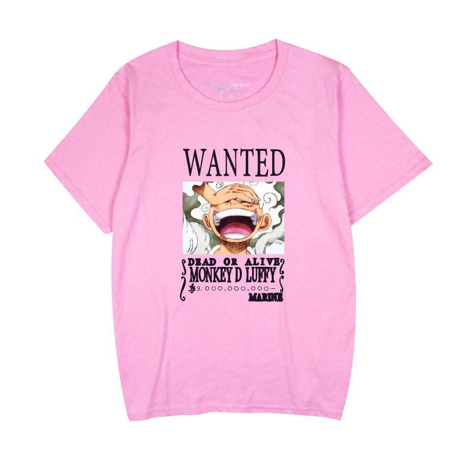 ONE PIECE T-Shirt Cartoon Print Graphic Summer Clothing Oversized Short Sleeve Funny Casual Women Top
