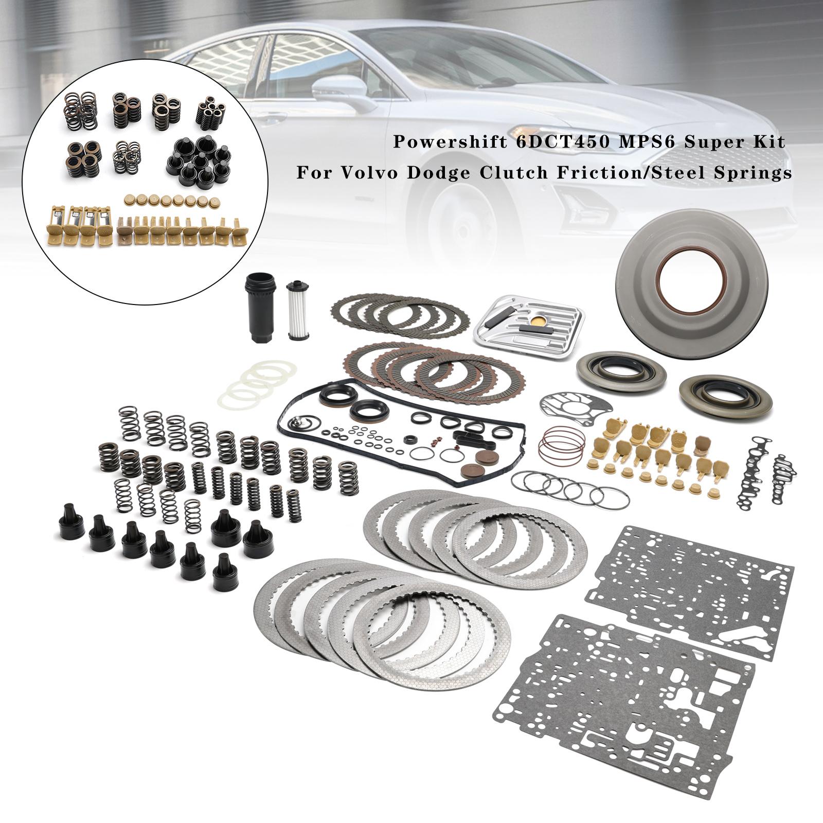 

Powershift 6DCT450 MPS6 Супер Комплект Для Volvo Dodge Зчеплення Фрикційні/Сталеві Пружини