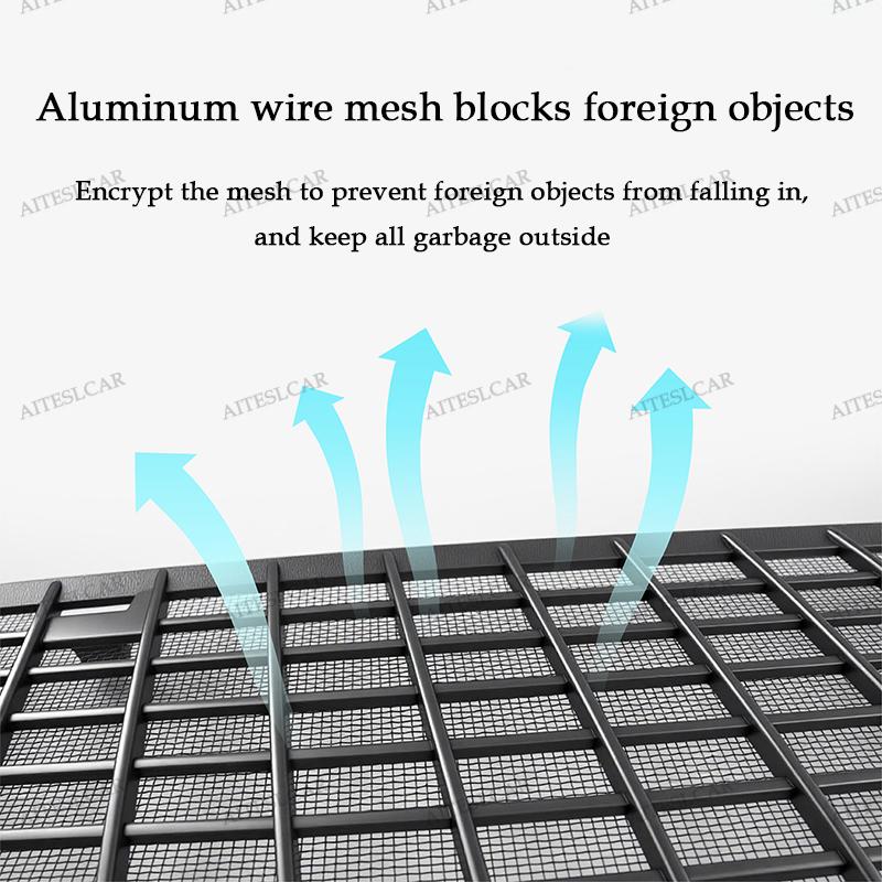 Air Inlet Protective Cover For Tesla Model Y / Y L 2026 Juniper Anti-insect Anti-fouling Front Air-Conditioning Insect-proof Net