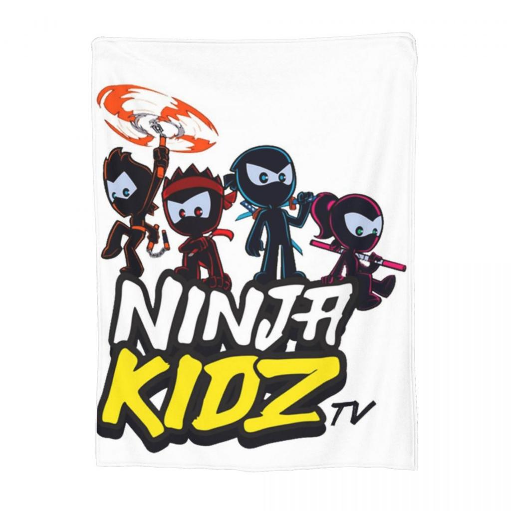 Ninja Kidz Blankets Fleece Super Soft Sofa Throw Blankets For Couch Bedding Travel Throws Bedspread Quilt