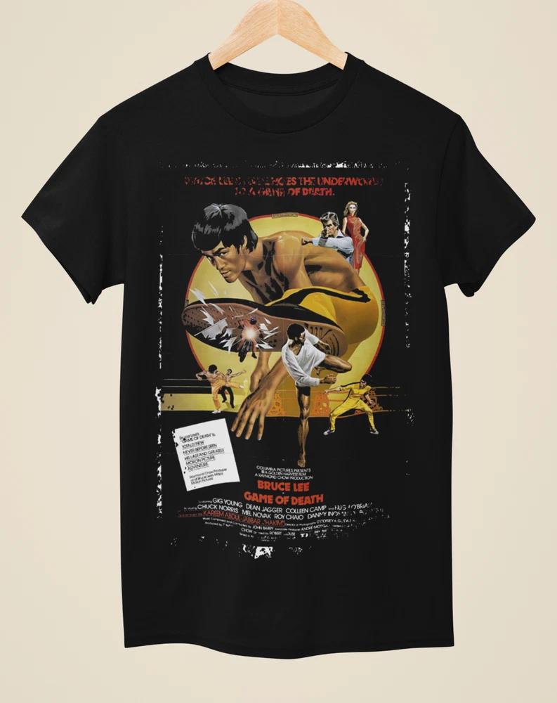 Game Of Death Movie Poster Inspired Unisex Black TShirt S