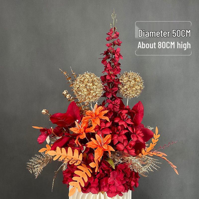 Silk Floral Wedding Aisle & Wall Decoration