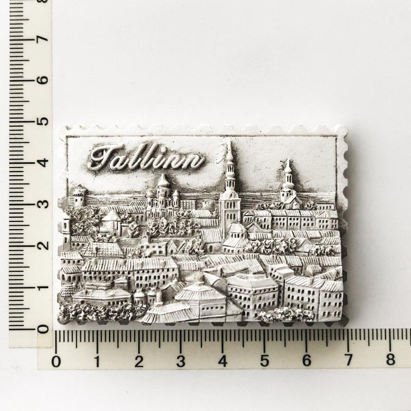 

Scenic and Historical Landmarks Souvenir Magnets - Simple Cultural Keepsakes & Message Stickers