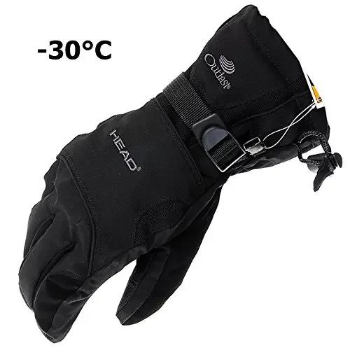 

New Men s Ski Gloves Snowboard Snowmobile Motorcycle Riding Winter Windproof Waterproof Unisex Snow L чорний