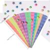 Star Origami, Colorful Decorative Paper Strips, Lucky Star Paper Strips, DIY origami paper strips glowing star origami