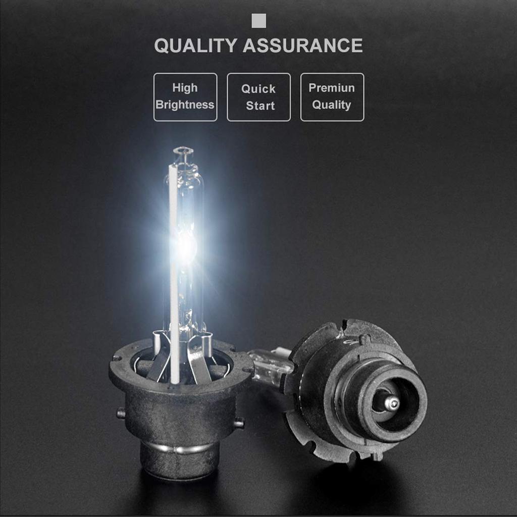 STRIVEHUGTOSUCCESS 2Pcs D4S 10000K HID Bulb 12V 35W Xenon HID