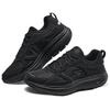 Skechers Comfortable Versatile Shock Absorbing Durable Waterproof Low Top Casual Running Shoes Women Sneaker Black 124929-BBK