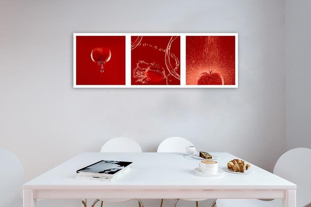 Canvas Print, Red Tomatoes Vegetables