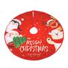 Christmas Tree Skirt Craft Christmas Decorations Cartoon Print Ornaments Christmas Supplies